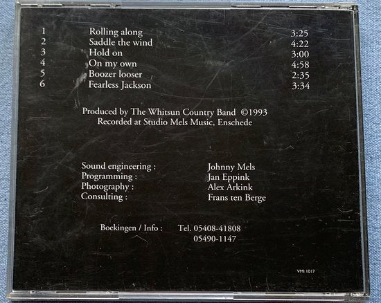 The Whitsun Country Band ‎– Just Us 1993 CD