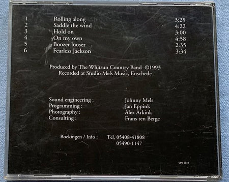 The Whitsun Country Band ‎– Just Us 1993 CD