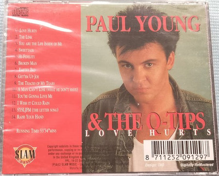 Paul Young & The Q-Tips - Love Hurts (1996) CD = Sealed