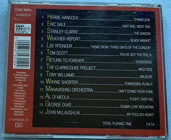 The Best of Jazz Rock (1993) CD