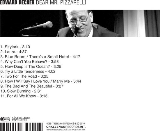 Dear Mr. Pizzarelli