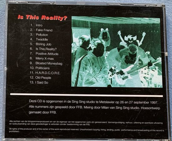 Fast Food Boys - Is This Reality? (1999) CD (hardcore)