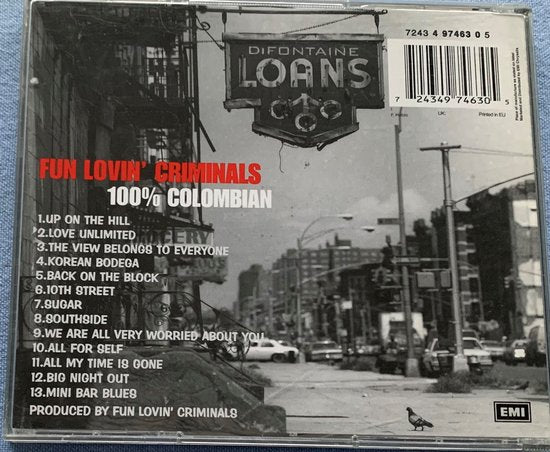 Fun Lovin' Criminals – 100% Colombian 1998 2xCD in Nieuwstaat