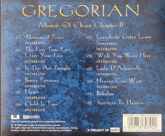 Masters Of Chant Chapter II
