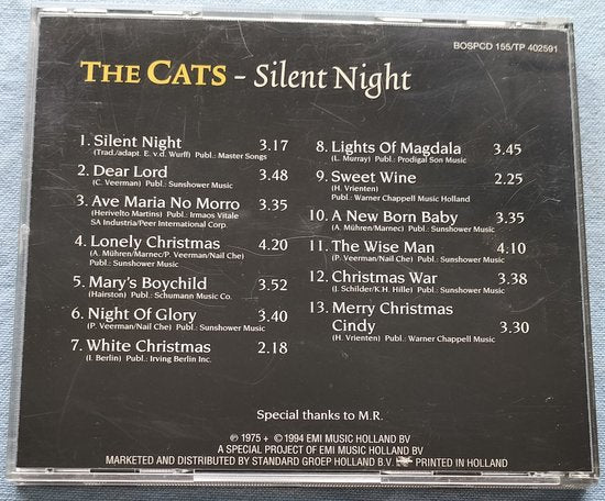 The Cats – Silent Night (1994) CD