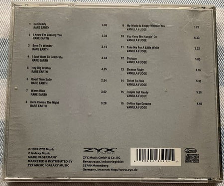 Rare Earth / Vanilla Fudge ‎– Get Ready ... And More Hits CD 1999