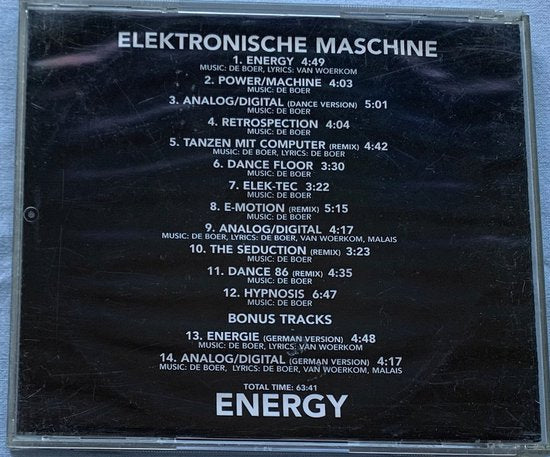Elektronische Maschine - Energy (1999) CD