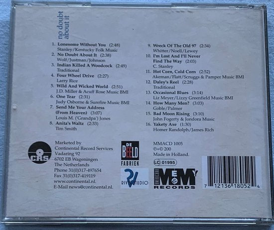 4 Wheel Drive – No Doubt About It 2000 CD