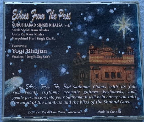 Echoes from the Past - Guru Shabad Singh 1998 CD