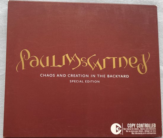 Paul McCartney - Chaos and Creation in the Backyard (2005) (Special Edition) CD & DVD