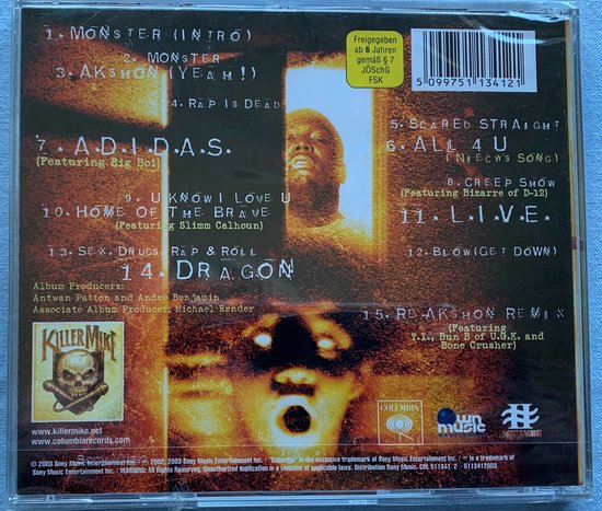 Killer Mike – Monster 2003 CD (Sealed)