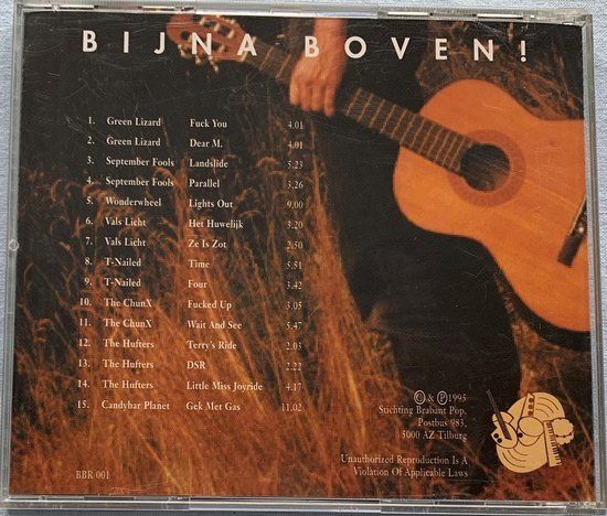 Bijna Boven! 1995 CD