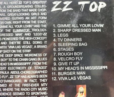 ZZ Top – Greatest Hits (2004) DVD= in nieuwstaat