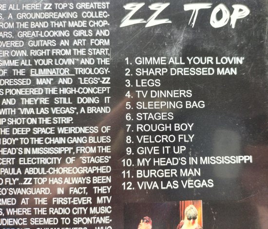 ZZ Top – Greatest Hits (2004) DVD= in nieuwstaat