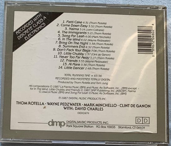 Thom Rotella Band – Thom Rotella Band 1988 CD