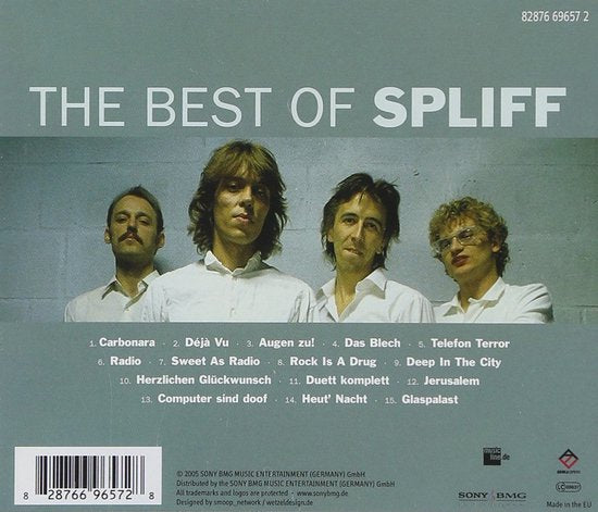 Spliff ‎– The Best Of 2005 CD is sealed