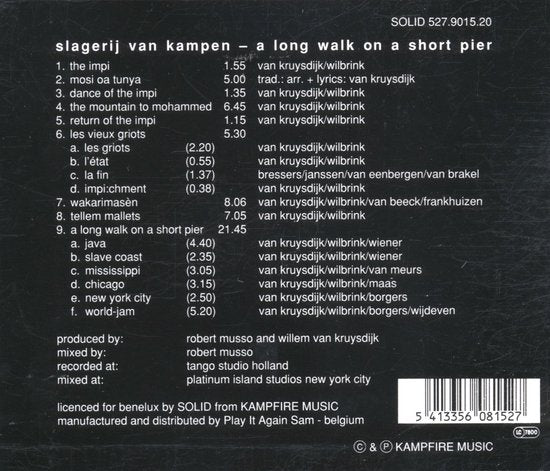 Slagerij Van Kampen - A Long Walk On A Short Pier (CD)