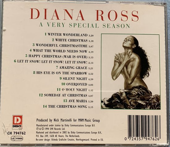 Diana Ross - A Very Special Season (2002) CD