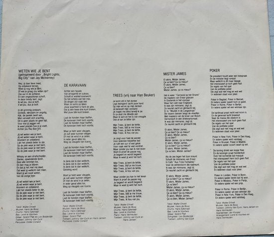 Hans de Booij - Ça Va Bien? (1987) LP