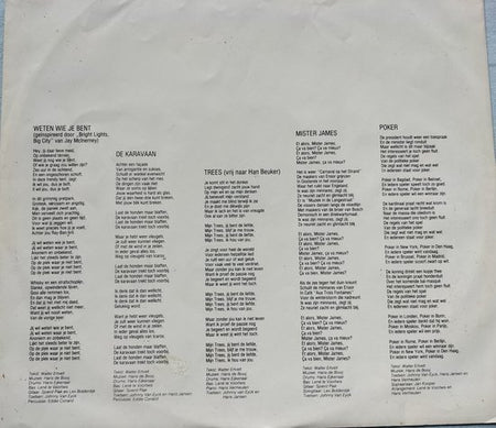 Hans de Booij - Ça Va Bien? (1987) LP
