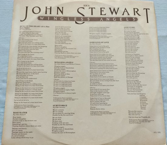 John Stewart – Wingless Angels (1975) LP