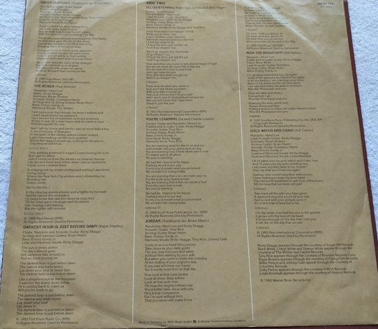 Emmylou Harris - Roses in the Snow (1980) LP