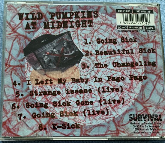 Wild Pumpkins At Midnight ‎– Going Sick CD 1993