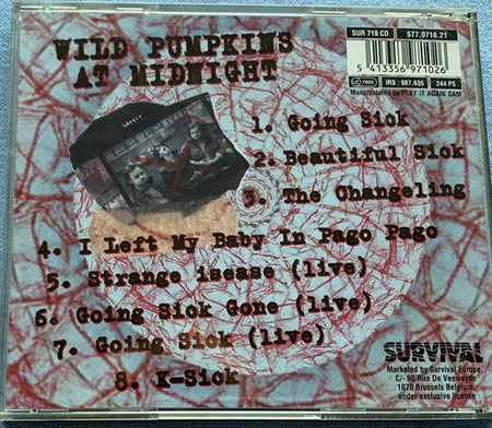 Wild Pumpkins At Midnight ‎– Going Sick CD 1993