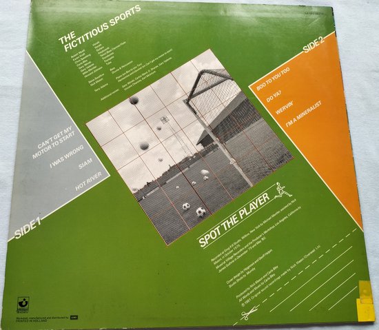 Nick Mason - Nick Mason's Fictitious Sports (1981) LP