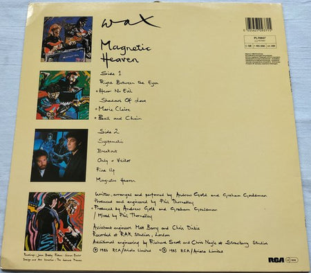 Wax - Magnetic Heaven (1986) LP