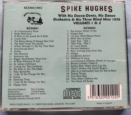 Spike Hughes – Volumes 1 & 2 1999 2XCD als nieuw