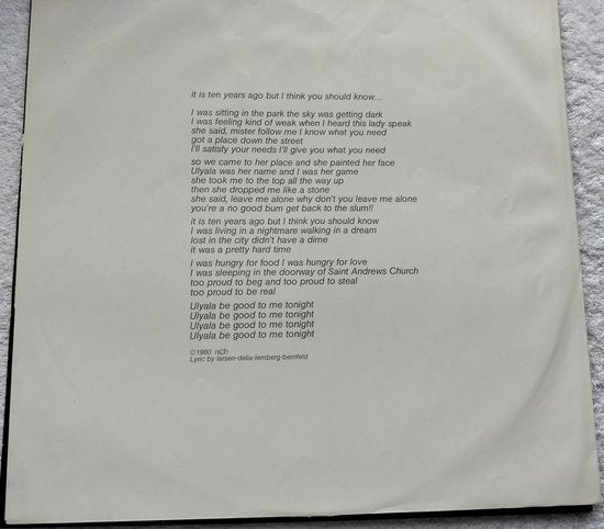 Kim Larsen - Jungle Dreams (1981) - LP = als nieuw