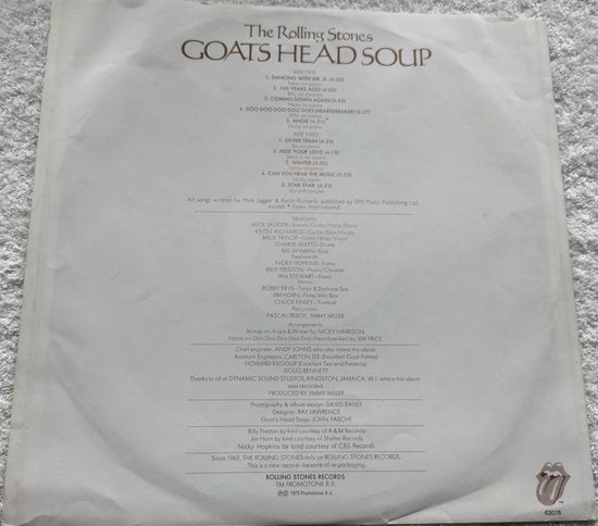 The Rolling Stones - Goats Head Soup (1973) Collect item LP= als nieuw