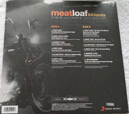 Meatloaf & Friends - Their Ultimate Collection (2021) Red Vinyl (Sealed)
