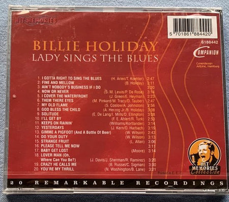 Billie Holiday – Lady Sings The Blues CD ( Sealed)
