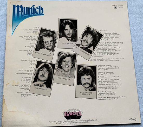 Munich – Munich 1978 LP is in Nieuwstaat.	(Krautrock)