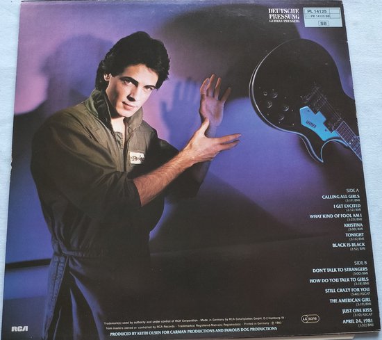 Rick Springfield - Success Hasn't Spoiled Me Yet (1982) LP