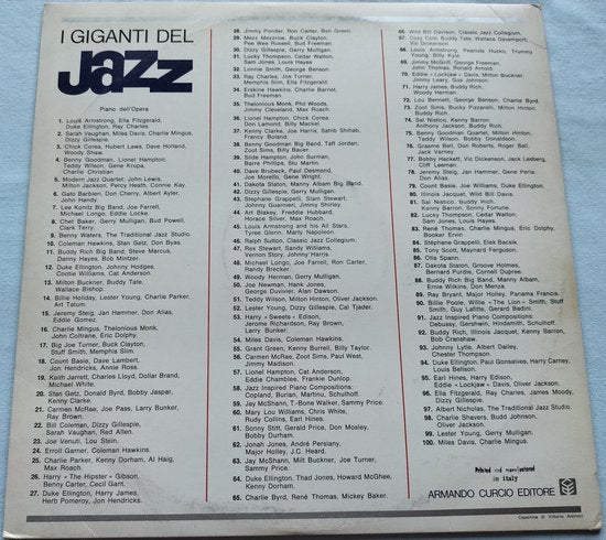 I Giganti Del Jazz Vol. 59 (1981) LP = als nieuw
