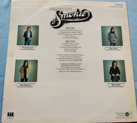 Smokie - Greatest Hits (1977) LP