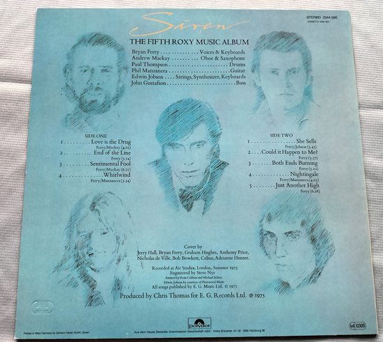 Roxy Music - Siren (1975) LP = als nieuw