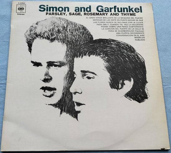 Simon and Garfunkel - Parsley, Sage, Rosemary and Thyme (1970) LP= als nieuw