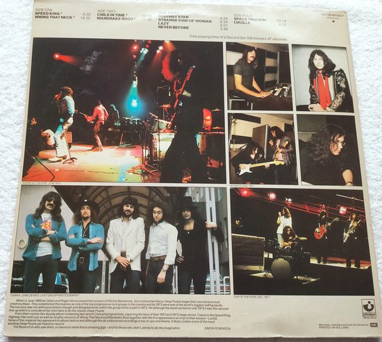 Deep Purple - In Concert (1980) ‎– 2XLP=als nieuw