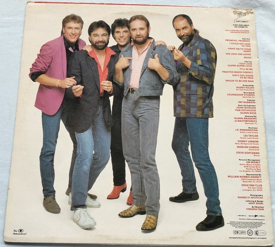 Exile - Hang on to Your Heart (1985) LP = in Nieuwstaat
