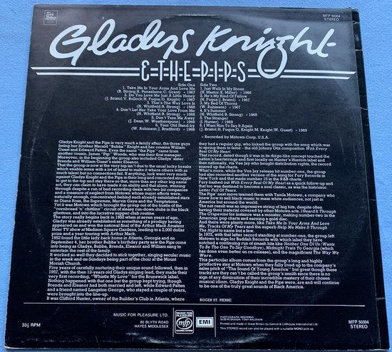 The Fabulous Gladys Knight & The Pips 1976 LP is in Nieuwstaat