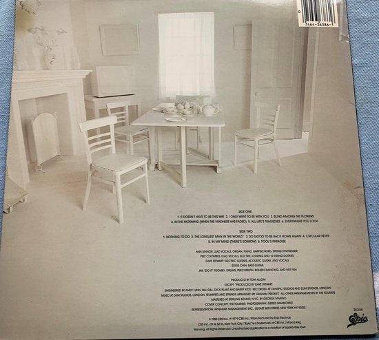The Tourists ‎– Reality Effect LP 1984 Heeft gebruikerssporen speelt prima af, Hoes zie foto's