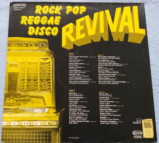 Rock Pop Reggae Disco Revival (1981) 2XLP