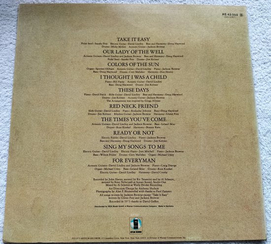 Jackson Browne - For Everyman (1973) LP