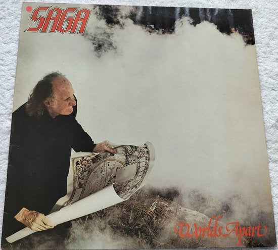Saga - Worlds Apart (1981) LP= als Nieuw