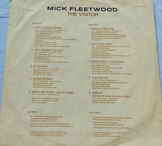 Mick Fleetwood - The Visitor (1981) LP