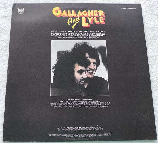 Gallagher And Lyle – Gallagher And Lyle (1972) LP = als nieuw